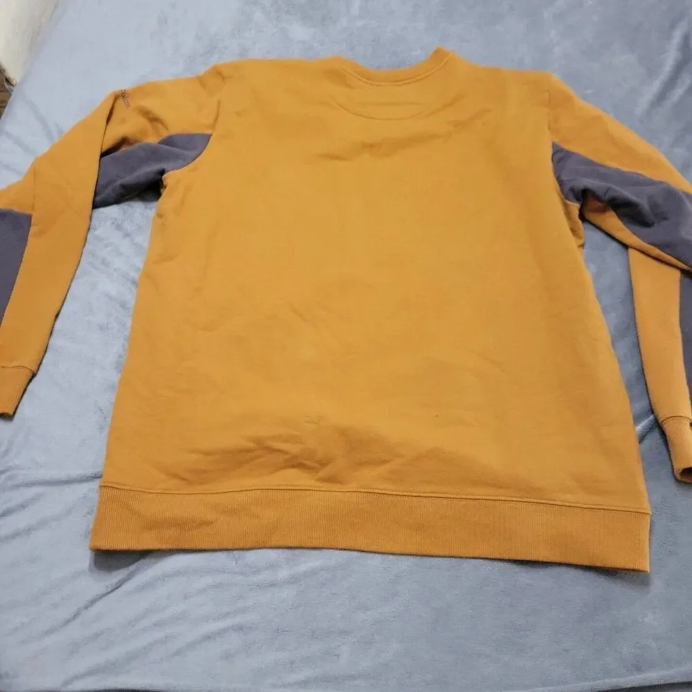 Columbia Jacket Mens XL Pullover Sweatshirt Brown Cotton Comfort Stretch Sweater